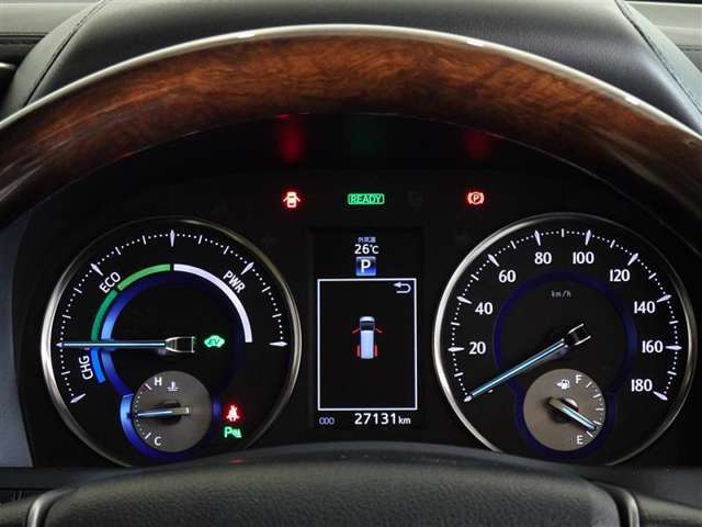 機能的で高級感のあるメーターです。