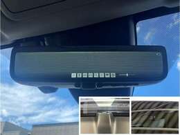 ドライブレコーダー内蔵型デジタルインナーミラーを装備！後席の人や荷物、ヘッドレストの妨げを受けず鮮明な画像で後方確認が出来ます！