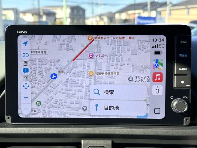 ホンダギャザズナ9インチ Honda CONNECTナビです。Bluetooth/フルセグTV/AndoroidAuto/AppleCarplay等がご利用頂けます。バックカメラもご利用頂けます。