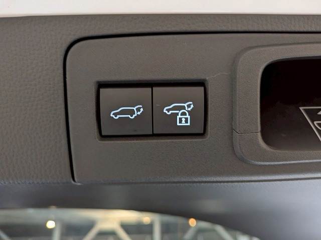 【電動リアゲート】ボタンひとつで大きなゲートも簡単に開閉可能です。