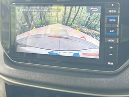 【バックカメラ】駐車時に後方がリアルタイム映像で確認できます。大型商業施設や立体駐車場での駐車時や、夜間のバック時に大活躍！運転スキルに関わらず、今や必須となった装備のひとつです！