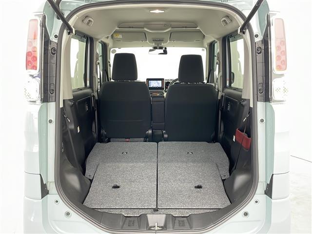 【シートアレンジ】乗せる人数、荷物によってシートをアレンジすれば、ダンボールなどの大きい荷物や、釣り具などの長尺物も載せられそうですね！