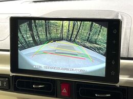 【バックカメラ】駐車時に後方がリアルタイム映像で確認できます。大型商業施設や立体駐車場での駐車時や、夜間のバック時に大活躍！運転スキルに関わらず、今や必須となった装備のひとつです！
