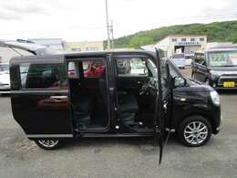 ドアの開閉度も広く乗車も楽です！