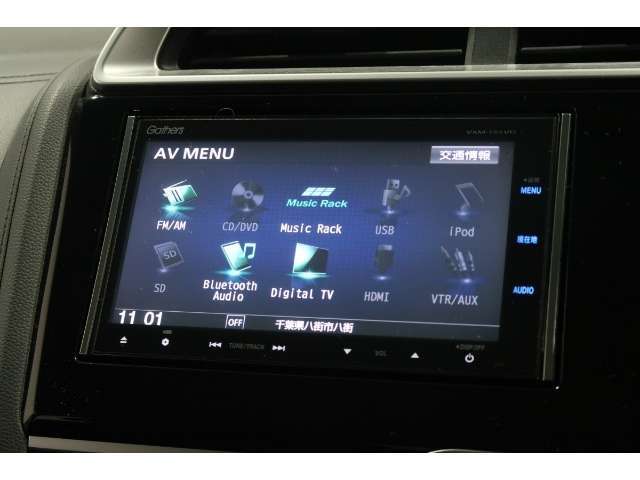 ナビゲーションももちろん装備☆多彩な機能で快適ドライブをアシスト☆オーディオ機能も充実していますね☆