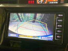 【バックカメラ】駐車時に後方がリアルタイム映像で確認できます。大型商業施設や立体駐車場での駐車時や、夜間のバック時に大活躍！運転スキルに関わらず、今や必須となった装備のひとつです！