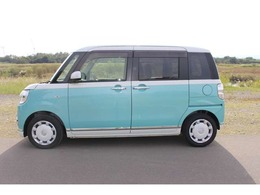 軽自動車の可愛い系ワゴン代表のムーヴキャンバスです！ボディカラーもおしゃれなツートンカラーです♪