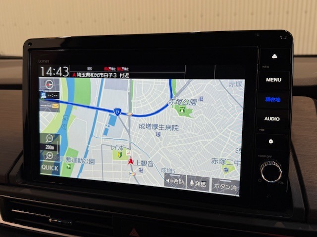 ＜ホンダ純正メモリーナビ＞◆初めての場所もナビゲーションがご案内！楽しい旅行をサポートします。タッチパネル式で画面祖操作が非常に楽です