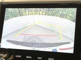 【バックカメラ】駐車時に後方がリアルタイム映像で確認できます。大型商業施設や立体駐車場での駐車時や、夜間のバック時に大活躍！運転スキルに関わらず、今や必須となった装備のひとつです！