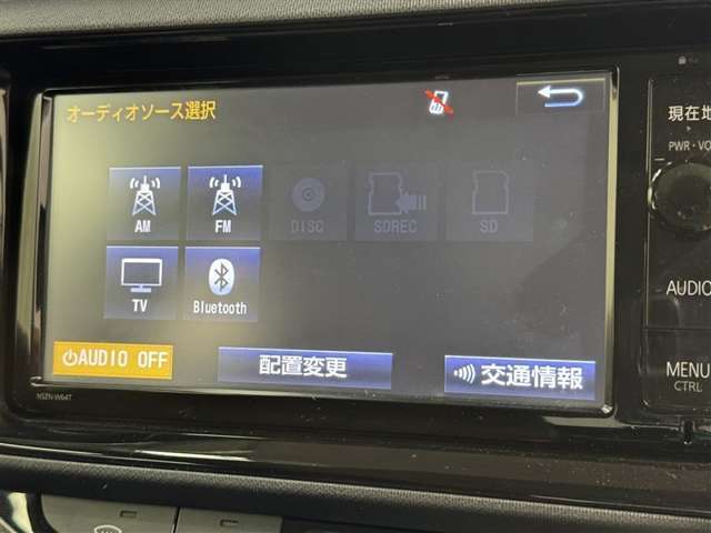 ブルートゥースオーディオ機能付です！お持ちの　i-Pоdなどで音楽を楽しめます。