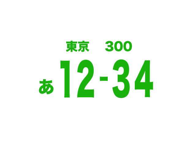 4ケタのお好きな番号をナンバーにできます。