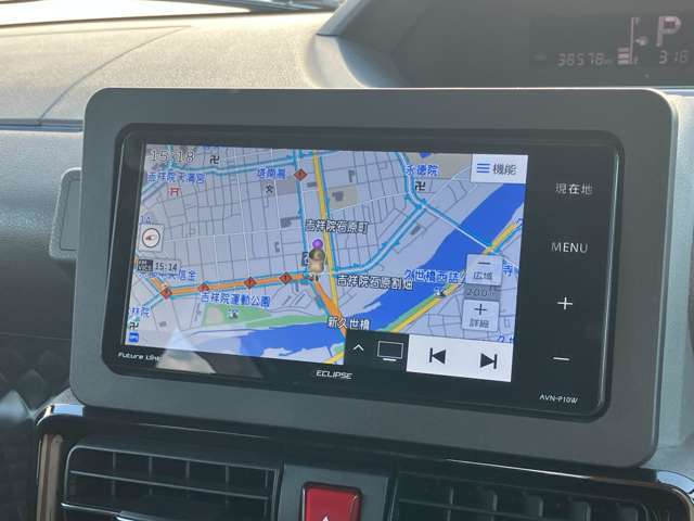 フルセグTV付きメモリーナビです。ハンズフリーも登録出来ます。