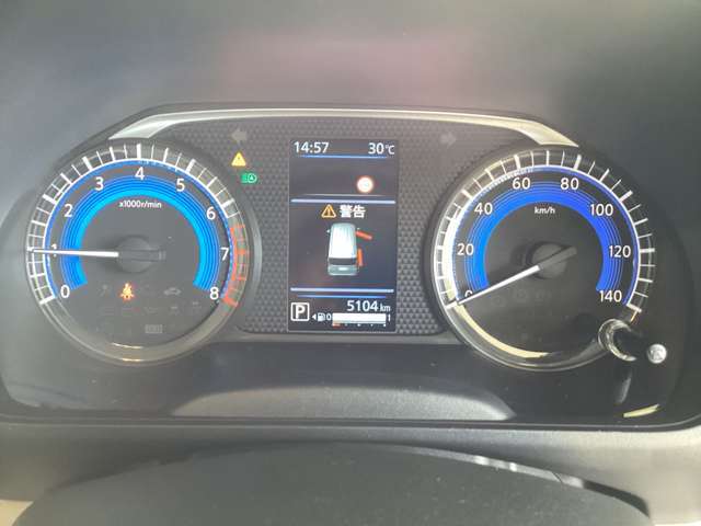視認性の良いメーターで、必要な情報が一目で分かります♪