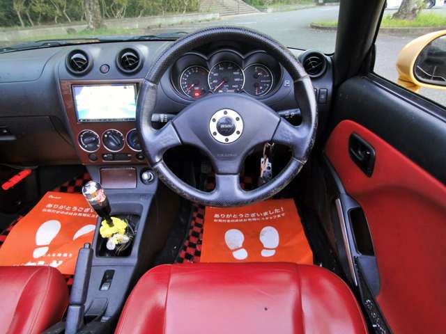 純正モモステアリングです☆