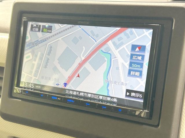 【ナビゲーション】目的地までしっかり案内してくれる使いやすいナビ。Bluetooth接続すればお持ちのスマホやMP3プレイヤーの音楽を再生可能！毎日の運転がさらに楽しくなります！！