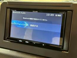 【純正メーカーナビ】装備でフルセグTV視聴やBluetooth等充実装備。