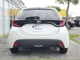 真後ろから見た状態です。