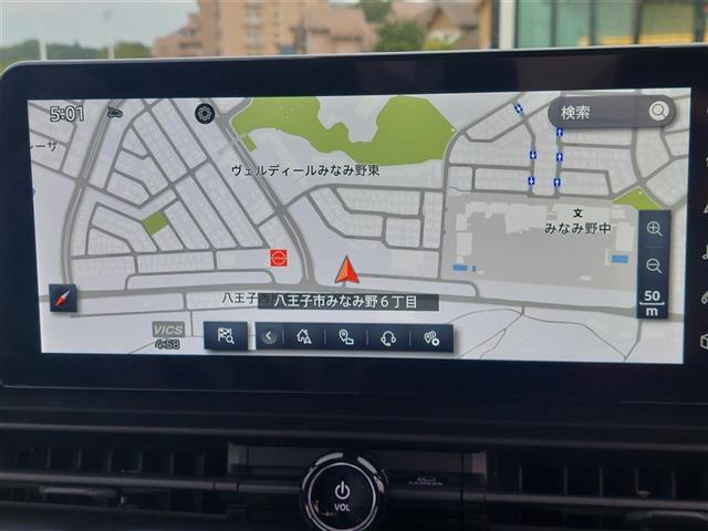 【カーナビ】『カーナビ』の画像になります。ナビ利用時のマップ表示は見やすく、いつものドライブがグッと楽しくなります！