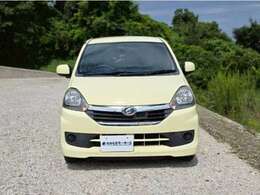 愛らしいデザインのミライースです。