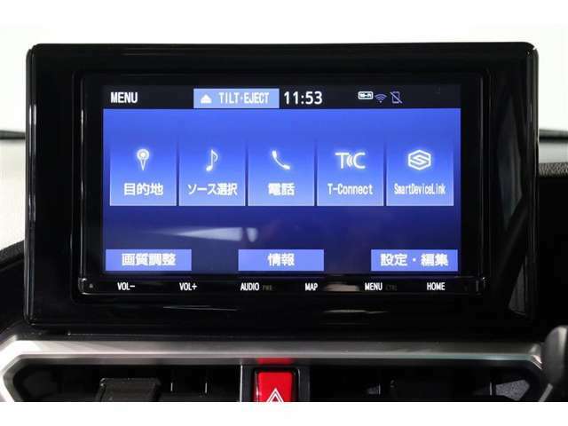 フルセグ T-Connect ナビ付き！目的地までの案内、CD・DVD再生等色々な機能付き！さらにトヨタのつながるサービス T-Connect ご利用でオペレーターサービス等が使用出来ます。