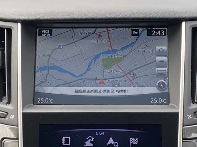 カーナビ付いています。目的地まで迷わずに向かえます。