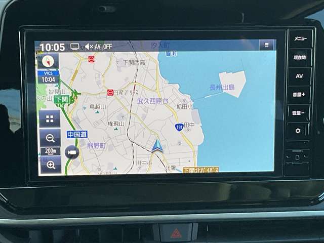 知らない街でもナビがしっかりサポート！安心ですね
