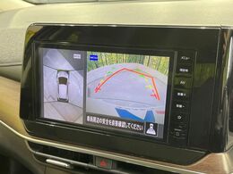 【アラウンドビューモニター】専用のカメラにより、上から見下ろしたような視点で360度クルマの周囲を確認することができます☆縦列駐車や幅寄せ時に活躍してくれます♪