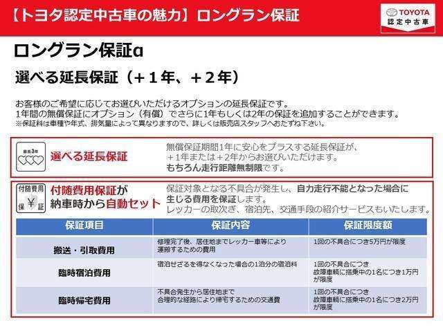 ロングラン保証付き。トヨタのお店で中古車をお買い上げいただいたすべてのお客様に安心で快適なカーライフをお約束する1年間の保証です。