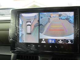 全方位カメラ搭載！狭い駐車場でも死角なく全周映し出してくれるので安心です！