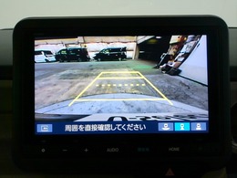 バックカメラの画像です。ガイドラインがスムースな車庫入れをサポートいたします！車庫入れの安心感がアップしますね☆