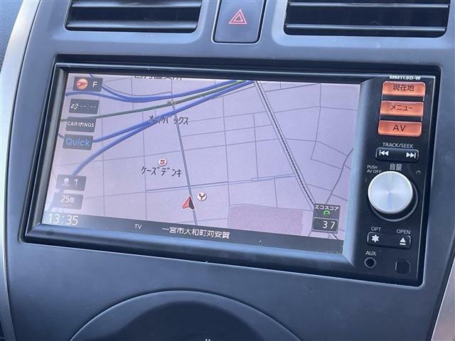 ナビ付き★遠出したときや、知らない場所へお出掛けしたときにとっても便利ですよね！いつでも気持ちよくドライブができますね。