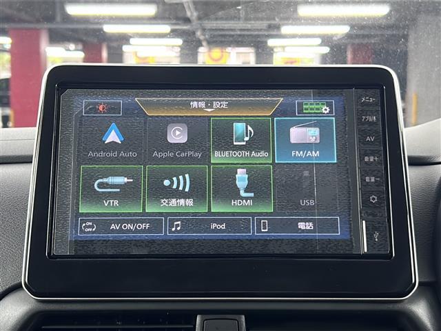 【ディスプレイオーディオ】スマホに接続すれば「Apple CarPlay」または「Android Auto」から、アプリのナビや電話・メッセージ・音楽などが利用できます！