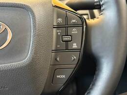 【前車追従式クルーズコントロール】装備車両です。遠距離ドライブの高速道路などでは大活躍で疲労軽減に役立ちます。