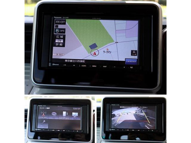 充実のナビ、バックカメラ、TVつき　コーナーセンサー付きで駐車もより安心