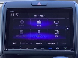 ナビ機能だけではありません、フルセグTVを視聴可能等、オーディオ機能も充実しています。