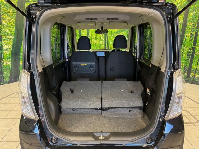 普段のお買い物や通勤、送迎等に十分な荷室スペースを確保しております。セカンドシートを倒すと、大きな荷物の積載も可能です♪
