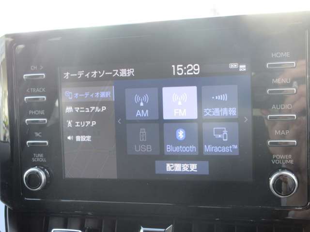 Bluetoothオーディオも接続できるのでドライブも快適♪
