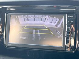 【バックカメラ】駐車時に後方がリアルタイム映像で確認できます。大型商業施設や立体駐車場での駐車時や、夜間のバック時に大活躍！運転スキルに関わらず、今や必須となった装備のひとつです！