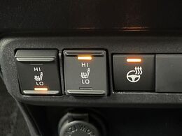 【シートヒーター】寒い日に重宝するシートヒーター！エアコンより早く温まってくれるので寒がりの人も安心ですね♪エアコンの温風は乾燥するから苦手、という方にもをおすすめです。