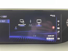 【Miracast】スマートフォンもしくはタブレットの画面を、ナビやオーディオ接続して表示させたり、音楽を聴いたりできます！退屈な通勤も楽しみになりますね♪