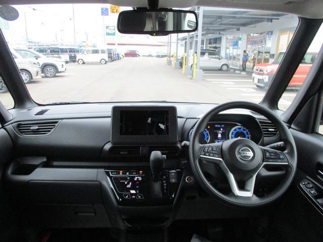 見晴らしがよく開放的な車内。視界も良好です。