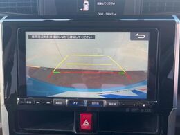 【バックカメラ】駐車時に後方がリアルタイム映像で確認できます。大型商業施設や立体駐車場での駐車時や、夜間のバック時に大活躍！運転スキルに関わらず、今や必須となった装備のひとつです！