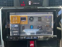 【ナビゲーション】目的地までしっかり案内してくれる使いやすいナビ。Bluetooth接続すればお持ちのスマホやMP3プレイヤーの音楽を再生可能！毎日の運転がさらに楽しくなります！！