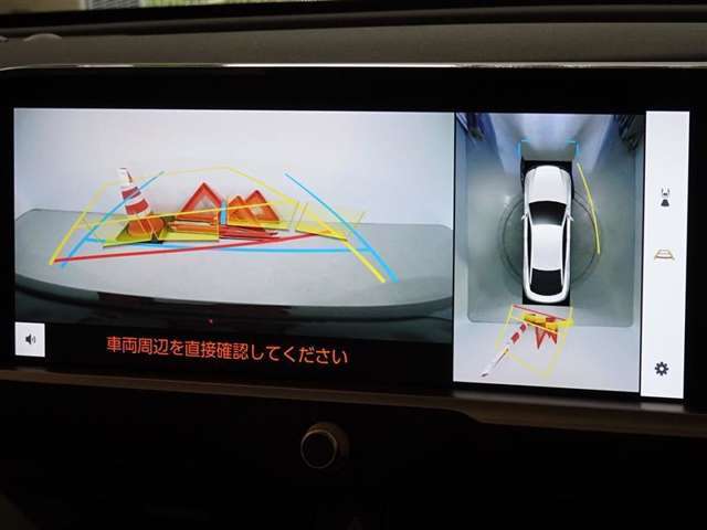 バックガイドモニターを装備してます、車庫入れもラクラクです。パノラミックビューモニターを搭載しています、上からの画像も表示されます。