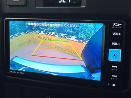 【バックカメラ】駐車時に後方がリアルタイム映像で確認できます。大型商業施設や立体駐車場での駐車時や、夜間のバック時に大活躍！運転スキルに関わらず、今や必須となった装備のひとつです！