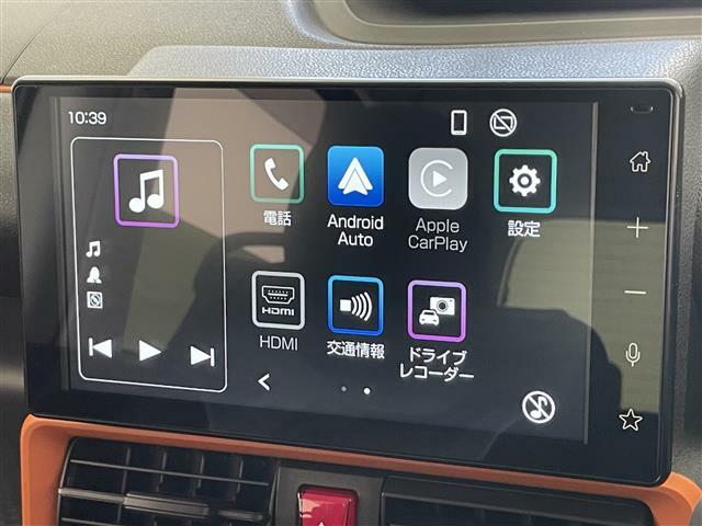 【　ディスプレイオーディオ　】AppleCarplay、AndroidAuto等のスマホ連携機能が利用可能です。スマホにインストールしている連携対応の地図アプリ等が表示可能となります。