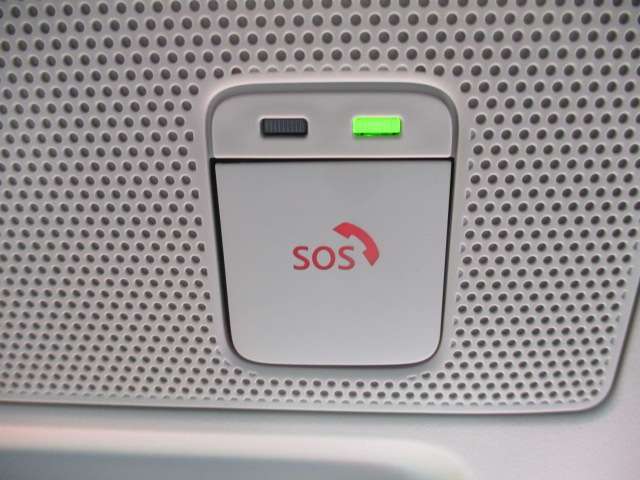 運転中に気分が悪くなった時や、事故に遭遇した時など、緊急コールセンターに繋がるSOSコールが付いてます♪
