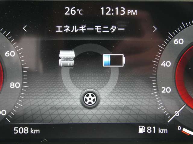 視認性の良いメーターパネル☆カラーディスプレイには運転をサポートするさまざまな情報を表示します☆