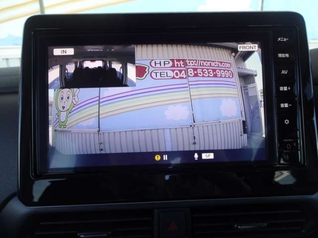 ドライブレコーダー画像になります。純正連動タイプとなりますので、カーナビゲーションで即座に見れます。