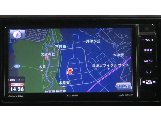 操作のしやすいエクリプスのカーナビを装備。様々な場面で活躍してくれます。